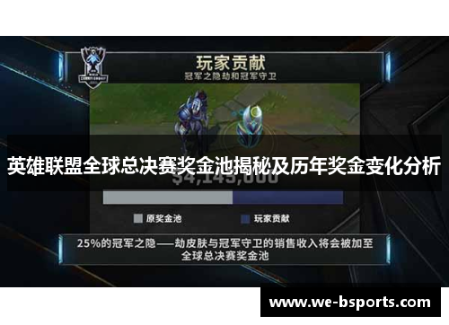 英雄联盟全球总决赛奖金池揭秘及历年奖金变化分析